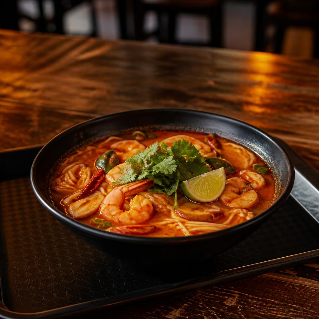 Tom yum noodles